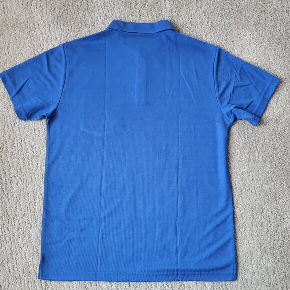 Men’s Short Sleeve Polo Shirt – Royal Blue – Size M – Speed Your Run – NWT - Picture 7 of 7